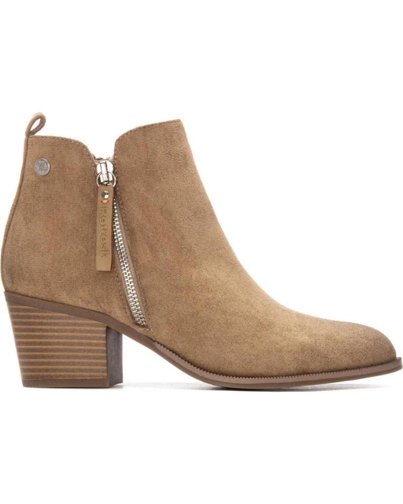 BOTIM REFRESH 173180 BEGE COM SALTO E FECHO ÉCLAIR BEIGE