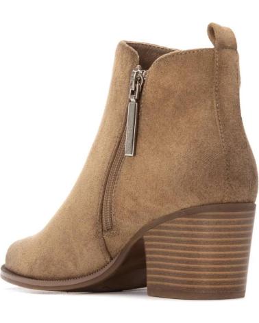 BOTIM REFRESH 173180 BEGE COM SALTO E FECHO ÉCLAIR BEIGE