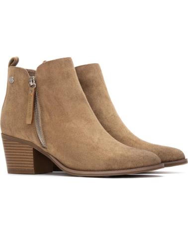 BOTIM REFRESH 173180 BEGE COM SALTO E FECHO ÉCLAIR BEIGE