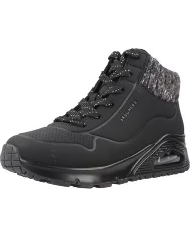SKECHERS UNO GEN1 DARLING DAZE 310566L - ZAPATILLAS ALTAS NEGRAS NEGRO