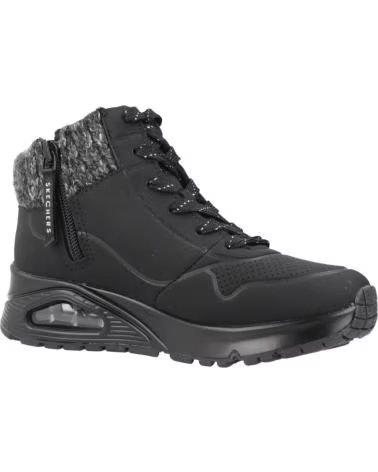 SKECHERS UNO GEN1 DARLING DAZE 310566L - ZAPATILLAS ALTAS NEGRAS NEGRO