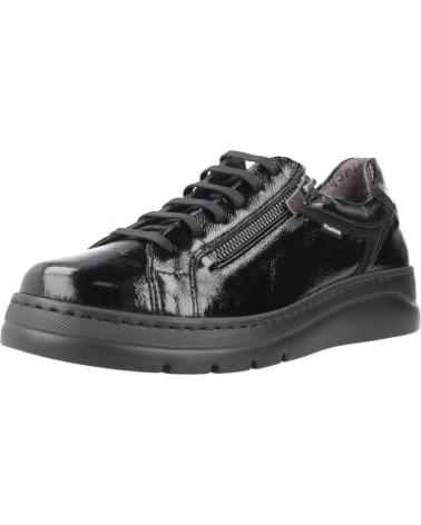 Zapatos de Mujer FLUCHOS ZAPATO CORDON POMPAS NEGRO