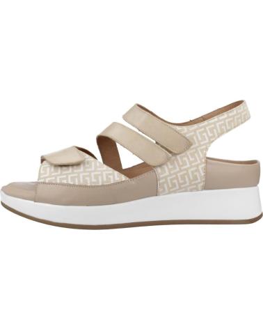 PIESANTO 250423P - BEIGE COMFORT SANDALS WITH ADJUSTABLE CLOSURES BEIG