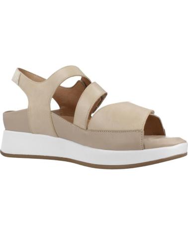 PIESANTO 250423P - BEIGE COMFORT SANDALS WITH ADJUSTABLE CLOSURES BEIG