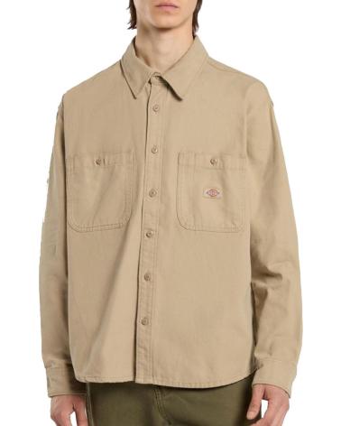 DICKIES CAMICIA CANVAS SHIRT DESERT SAND NAN