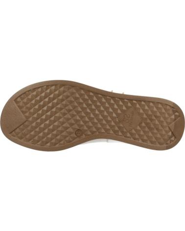 PIESANTO 250423P - BEIGE COMFORT SANDALS WITH ADJUSTABLE CLOSURES BEIG