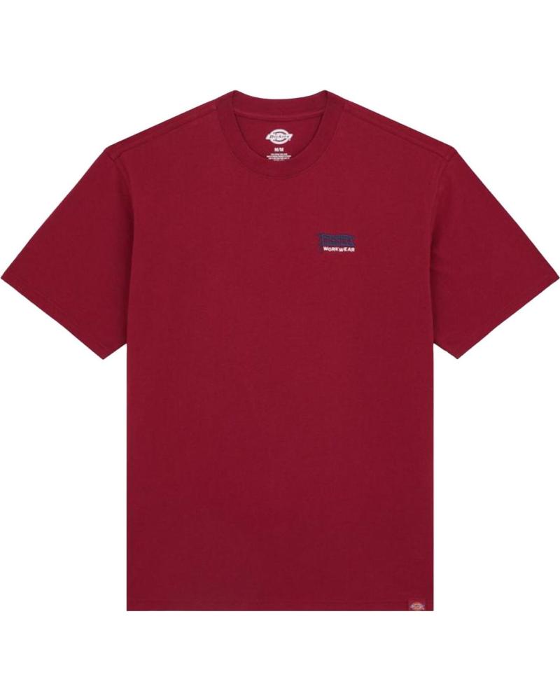 DICKIES T-SHIRT FLAG TEE SS - ROSSO TIBETANO NAN