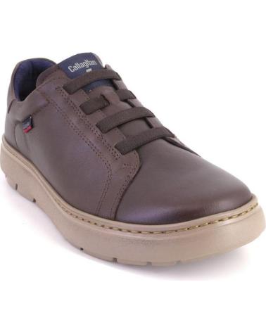 ZAPATILLAS CASUAL CALLAGHAN 60603 PIEL MARRÓN MARRON