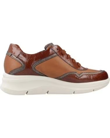 PITILLOS 10910P - BRAUNE LEDER-SNEAKER CUERO