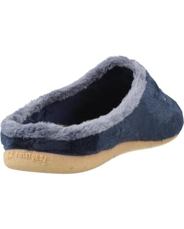 HOT POTATOES PANTOUFLES TRIMONT 77023 BLEU MARINE MARINO