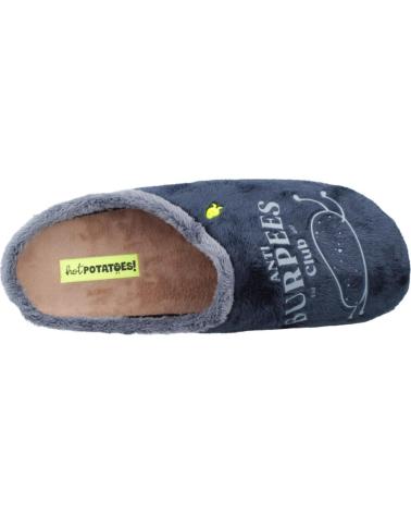 HOT POTATOES PANTOUFLES TRIMONT 77023 BLEU MARINE MARINO
