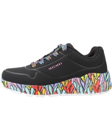 SKECHERS ZAPATILLAS NINA MODELO UNO LITESUBTLE LOVE COLOR NEGRO BKMT