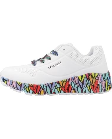 SKECHERS ZAPATILLAS 314088L-WMLT EN PARA NINOS UNISEX BLANCO