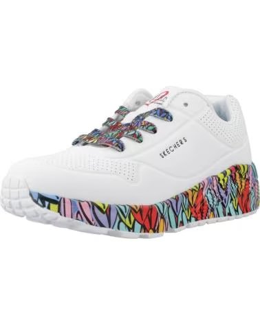 SKECHERS ZAPATILLAS 314088L-WMLT EN PARA NINOS UNISEX BLANCO