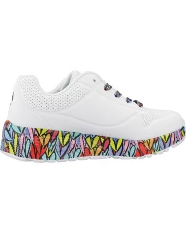 SKECHERS ZAPATILLAS 314088L-WMLT EN PARA NINOS UNISEX BLANCO