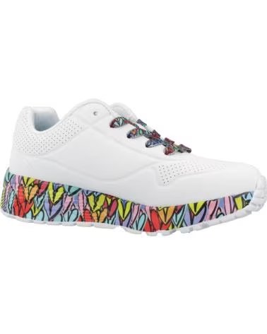 SKECHERS ZAPATILLAS 314088L-WMLT EN PARA NINOS UNISEX BLANCO