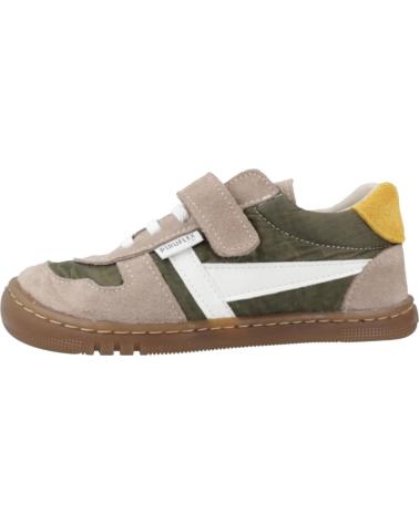 PIRUFIN SCARPE RISPETTOSE PIRUFLEX PF198 KHAKI - CAMOSCIO NIQUE VERDE KAKY
