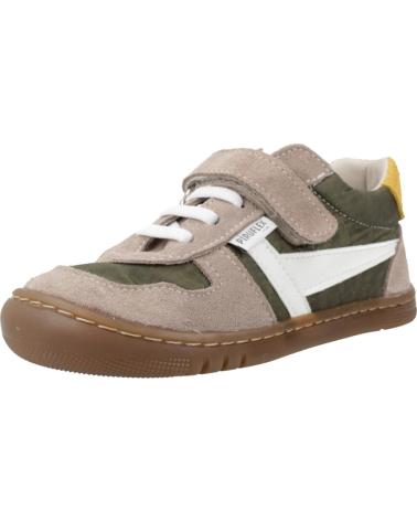 PIRUFIN SCARPE RISPETTOSE PIRUFLEX PF198 KHAKI - CAMOSCIO NIQUE VERDE KAKY