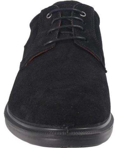 LUISETTI 28704ST CONFORT CITY - SCHWARZER SCHNÜRSCHUH NEGRO