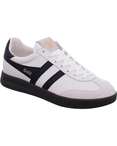 BASKETS GOLA CYCLONE LEATHER BLANC-NOIR BLANCO-NEGRO