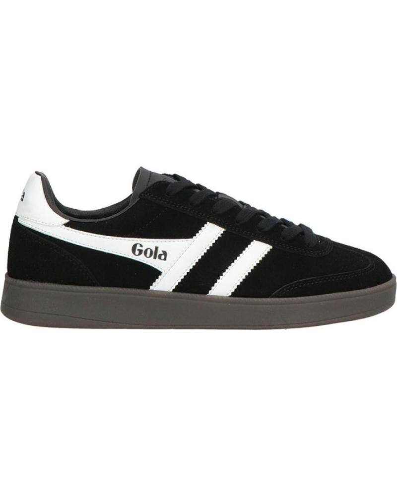 GOLA CYCLONE LEATHER SNEAKER SCHWARZ-WEISS NEGRO-BLANCO