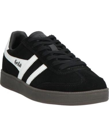 GOLA CYCLONE LEATHER SNEAKER SCHWARZ-WEISS NEGRO-BLANCO