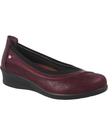 LAURA AZAÑA 21853FA BORDEAUX - CHAUSSURES PLATES CONFORT ROJO