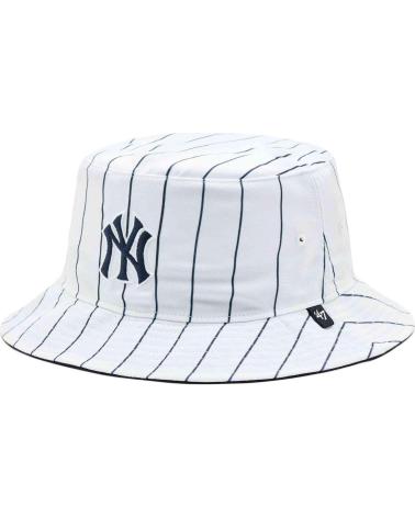 CHAPÉU DE PESCADOR '47 NEW YORK YANKEES RISCA DE GIZ BRANCO/AZUL AZUL