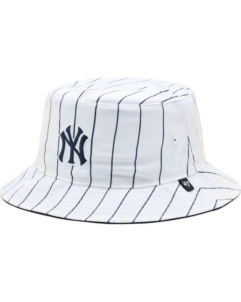 CHAPÉU DE PESCADOR '47 NEW YORK YANKEES RISCA DE GIZ BRANCO/AZUL AZUL