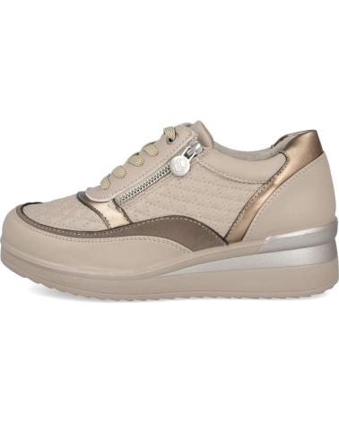 TÊNIS CASUAL MYSOFT 25M571 COR BEGE BEIGE