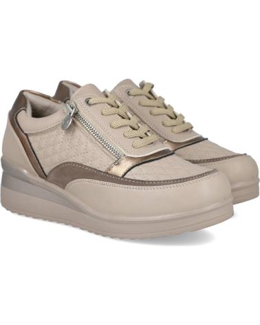 TÊNIS CASUAL MYSOFT 25M571 COR BEGE BEIGE