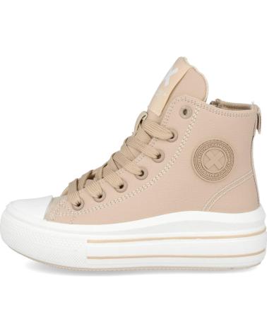 XTI 151297 HIGH-TOP PLATFORM SNEAKERS BEIGE BEIGE