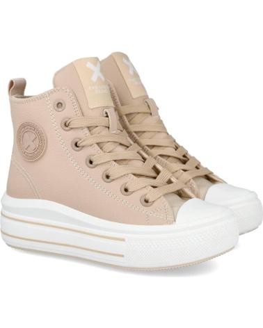 XTI 151297 HIGH-TOP PLATFORM SNEAKERS BEIGE BEIGE