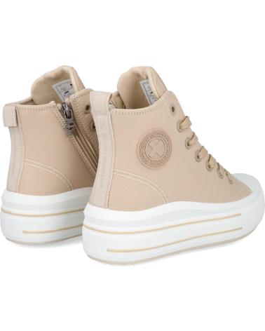 XTI 151297 HIGH-TOP PLATFORM SNEAKERS BEIGE BEIGE