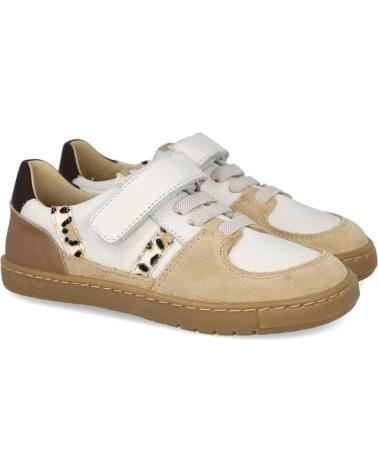 CRIOS BLANDITOS BY SEUL-PRINT RESPEKTVOLLE SNEAKER - WEISS BEIGE BLANCO BEIGE