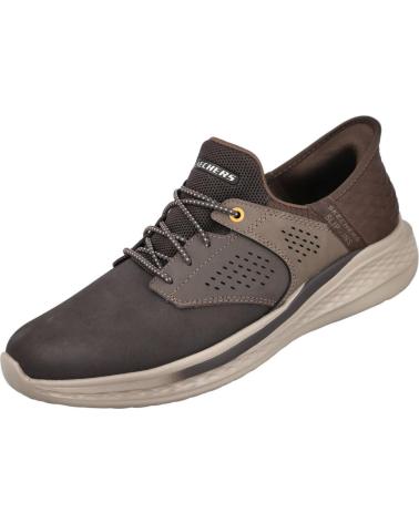 SKECHERS SLIP-INS RF SLADE MACKLIN - CHOCOLAT (MODÈLE 210890) CHOCOLATE