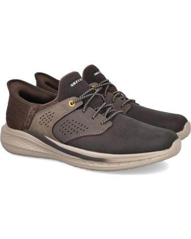 SKECHERS SLIP-INS RF SLADE MACKLIN - CHOCOLAT (MODÈLE 210890) CHOCOLATE