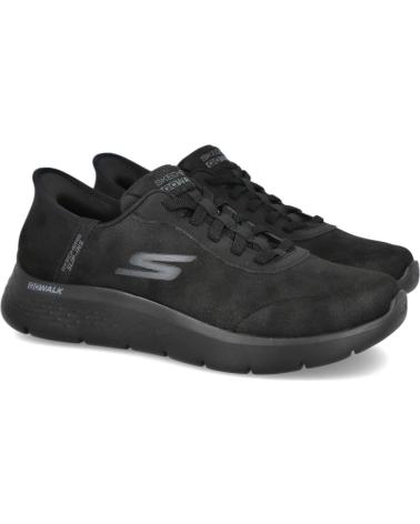 SKECHERS 216326 SLIP-INS GO WALK FLEX SMOOTH MOTION NOIRES NEGRO