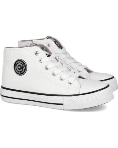 CONGUITOS BASIC HIGH-TOP SNEAKERS COSH283115 WHITE BLANCO