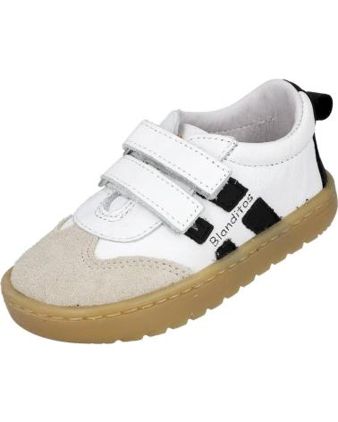 CRIOS BLANDITOS BY LISBOA BARFUSS-SNEAKER KINDER WEISS BLANCO