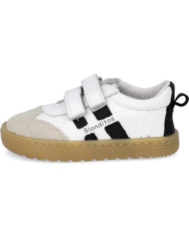 CRIOS BLANDITOS BY LISBOA SNEAKERS BAREFOOT BAMBINO BIANCO BLANCO