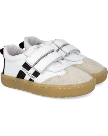 CRIOS BLANDITOS BY LISBOA BARFUSS-SNEAKER KINDER WEISS BLANCO