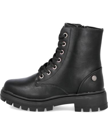 XTI 151331 STIVALI MILITARI NERI PER BAMBINA NEGRO