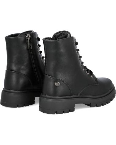 XTI 151331 STIVALI MILITARI NERI PER BAMBINA NEGRO