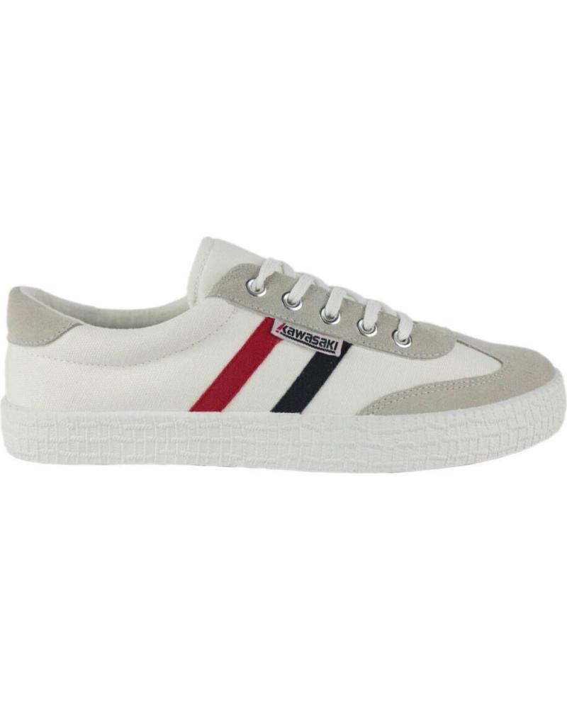 SNEAKERS KAWASAKI FUZION 2.0 CANVAS K242352-1002 BIANCHE BLANCO