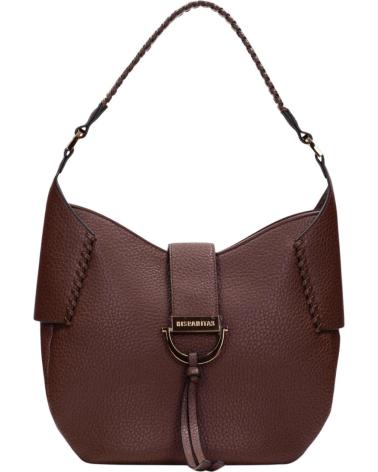 BORSA A SPALLA HISPANITAS BI254147 IN PELLE TONALITÀ MARRONE MARRóN