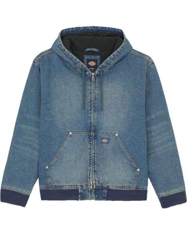 CASACO COM CAPUZ DICKIES HILHAM HOODED JACKET KHAKI TINTED BLUE NAN