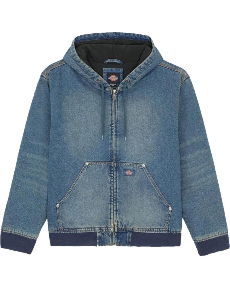 CASACO COM CAPUZ DICKIES HILHAM HOODED JACKET KHAKI TINTED BLUE NAN