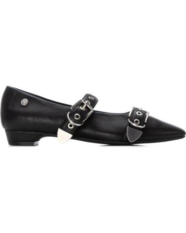 BALLERINES PLATES XTI 144266 NOIR À BOUCLES NEGRO
