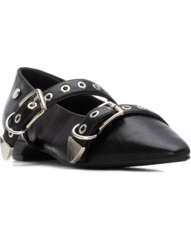 BAILARINAS PLANAS XTI 144266 NEGRO CON HEBILLAS NEGRO